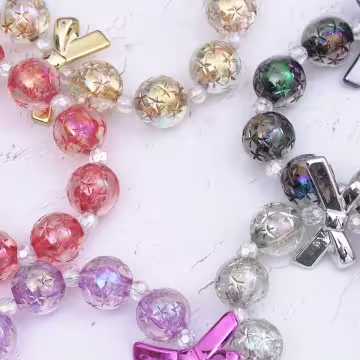 輕奢水晶球蝴蝶結×手機腕帶掛繩×紅色