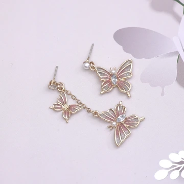 嬌嫩粉蝶×吊墜耳環.avif