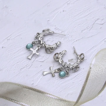 925銀飾×簡約磨砂愛心×鎖骨項鍊 .avif