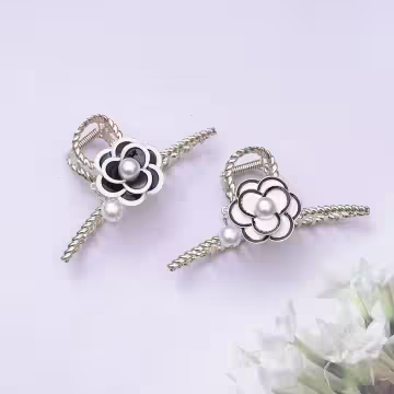 一朵山茶花×鯊魚夾×共二色