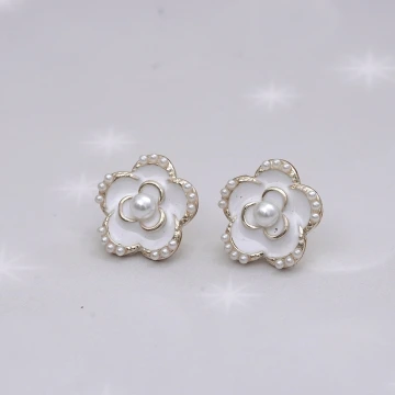 小香風珍珠山茶花×耳環×共二色.avif