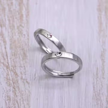 相視而笑×情侶對戒