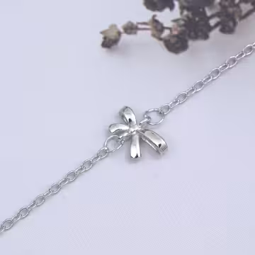 925銀飾×禮物蝴蝶結×鎖骨項鍊