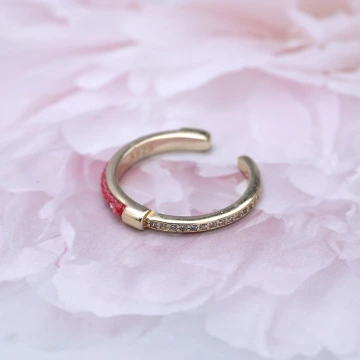 帶來好運晶鑽紅繩×開口戒指.avif