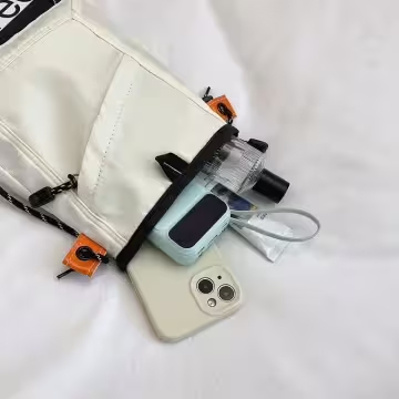 中性工裝小方包×斜背包×藍色