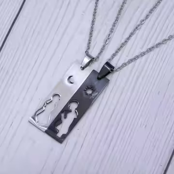 日月守護你×閨蜜姐妹情侶項鍊組