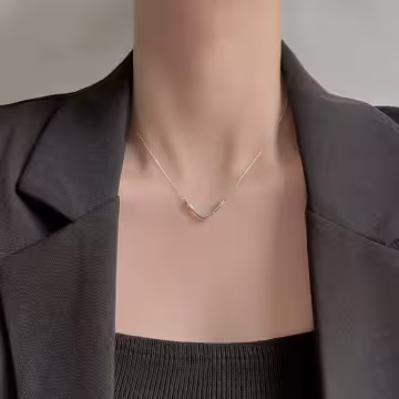 925銀飾×液態V字×鎖骨項鍊