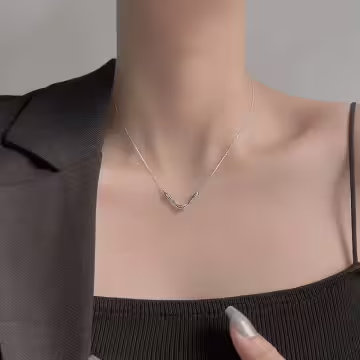 925銀飾×液態V字×鎖骨項鍊