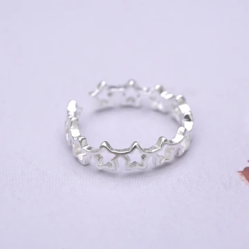 925銀飾×星連星×開口戒指.avif