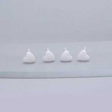小愛心×陶瓷×養耳棒×二套件耳環組×白色.avif