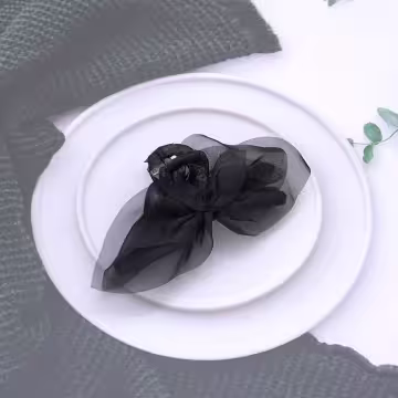 網紗蝴蝶結×鯊魚夾×共三色