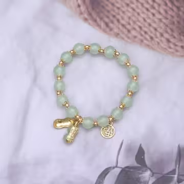 祿意花生×固定式串珠手鍊×共二色