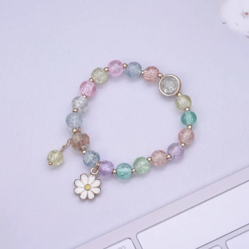 陽光雛菊×固定式串珠手鍊×共二色.avif