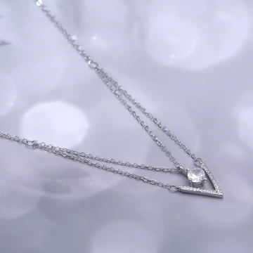 925銀飾×疊加V字單鑽×鎖骨項鍊.avif