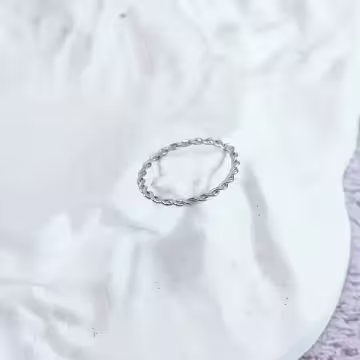 黑方框幾何線條×三套件戒指組