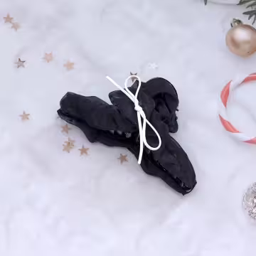 薄紗絲帶蝴蝶結×鯊魚夾×共三色