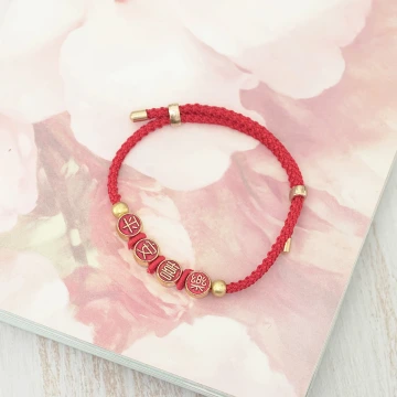 平安喜樂&times;粉紅五彩繩&times;拉繩手鍊.avif