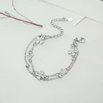 925銀飾&times;花語心願&times;雙層手鍊