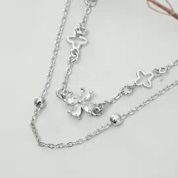 925銀飾&times;花語心願&times;雙層手鍊