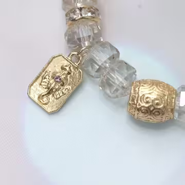 葫蘆金象&times;固定式串珠手鍊