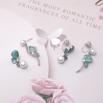 粉桃格子小花霧面&times;穿戴式手指甲片&times;二十四入 .avif