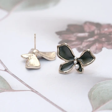 粉桃格子小花霧面&times;穿戴式手指甲片&times;二十四入 .avif