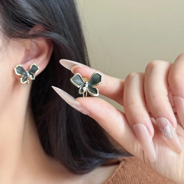 粉桃格子小花霧面&times;穿戴式手指甲片&times;二十四入 .avif