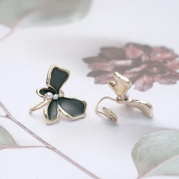 粉桃格子小花霧面&times;穿戴式手指甲片&times;二十四入 .avif