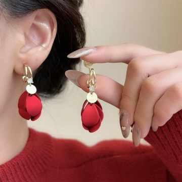 粉桃格子小花霧面&times;穿戴式手指甲片&times;二十四入 .avif