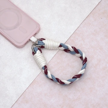 三色麻花辮&times;手機腕帶掛繩&times;藍紅白.avif