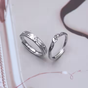 小王子與荊棘玫瑰&times;情侶對戒