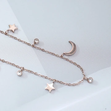 316鋼飾&times;羅馬數字小蠻腰 &times;手鍊&times;銀色.avif