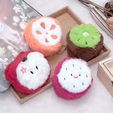 柳丁毛絨絨×掛件零錢包