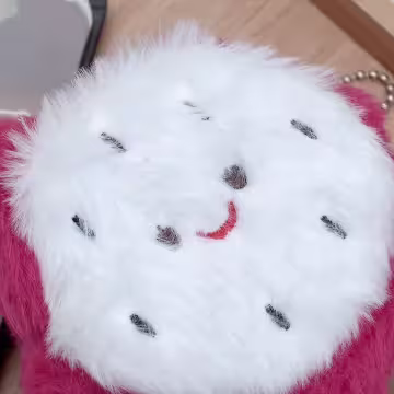火龍果毛絨絨×掛件零錢包