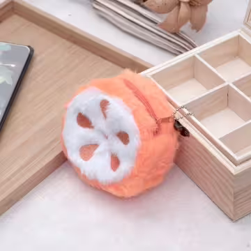 柳丁毛絨絨×掛件零錢包
