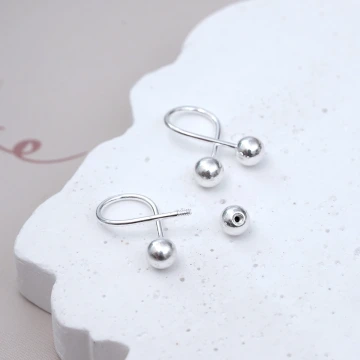 925耳針&times;交叉線&times;轉珠耳環.avif