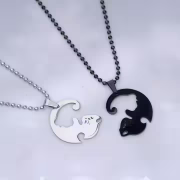 316鋼飾×抱團取暖×閨蜜情侶項鍊組