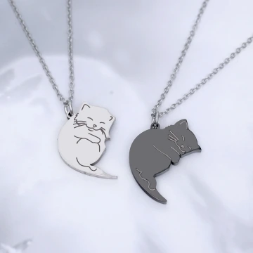 御守貓陶瓷水晶&times;固定式串珠手鍊&times;共四色.avif