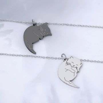 御守貓陶瓷水晶&times;固定式串珠手鍊&times;共四色.avif