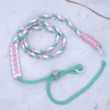 撞色編繩×長度可調×手機斜背雙勾掛繩×綠色