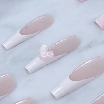 桃心碎珠圓環×吊墜耳環.avif