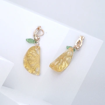 清新小檸檬&times;吊墜耳勾.avif
