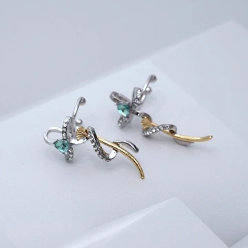 925銀飾&times;蝴蝶結圓珠&times;雙層手鍊.avif