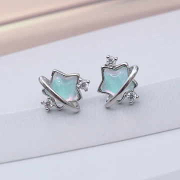925銀針&times;羅紋蝴蝶領結&times;耳針.avif
