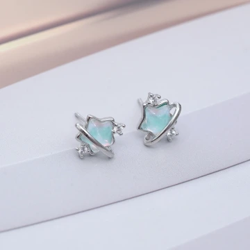 925銀針&times;羅紋蝴蝶領結&times;耳針.avif