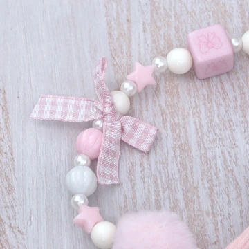 粉白綿花糖小兔&times;吊墜耳環.avif